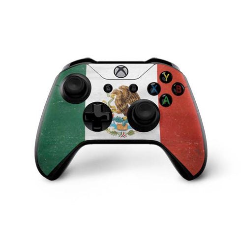 Mexico Flag Distressed Xbox One X Controller Skin